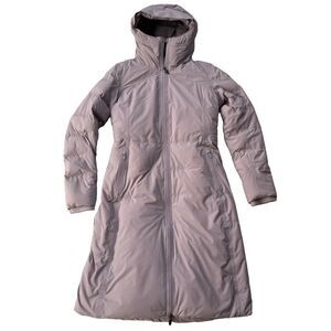 Lululemon Purple Sleet Street Goose Down Long Length Jacket Womens 6 READ